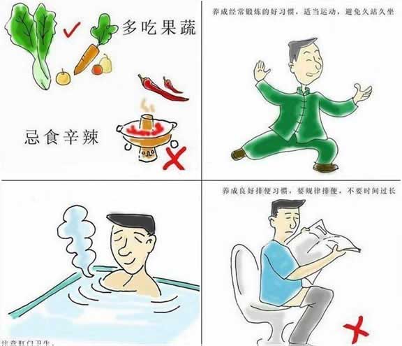 内痔术后护理常识